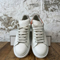 Alexander Mcqueen Orange Tab White Sneaker Sz 9 (42) No Box