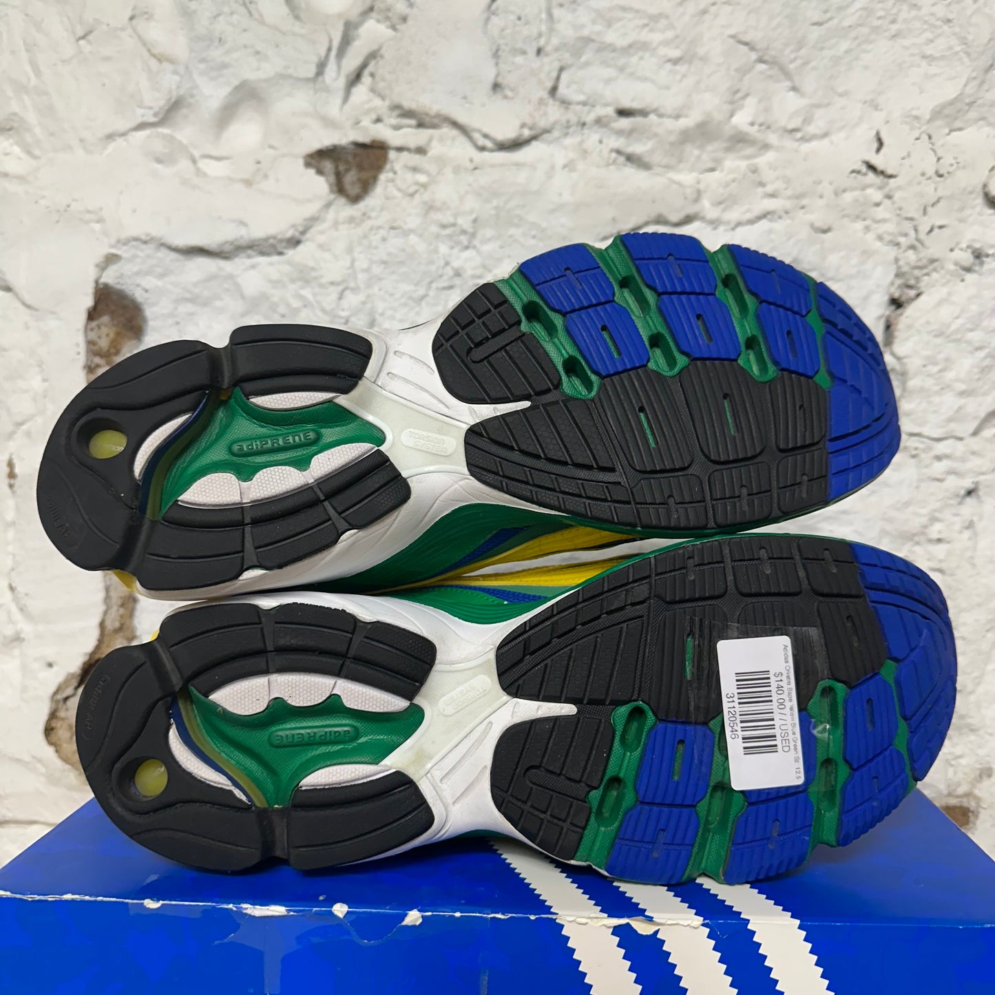 Adidas Orketro Bape Yellow Blue Green Sz. 12.5