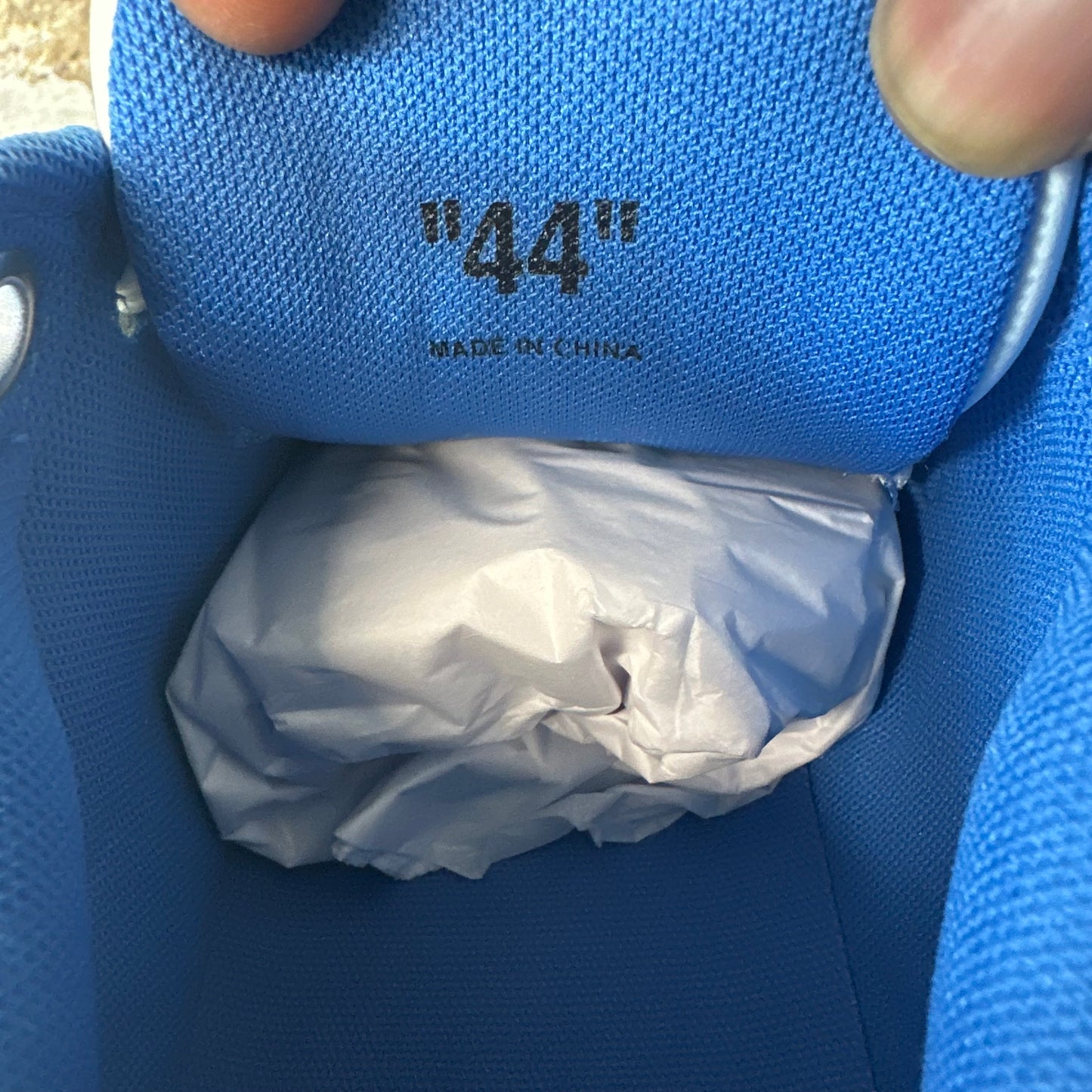 Off White Out Of Office For Walking White Blue Sz 11 (44) DS