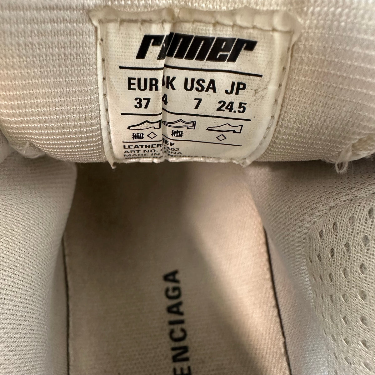 Balenciaga Runner Blue White Sneaker Sz 5 (37)