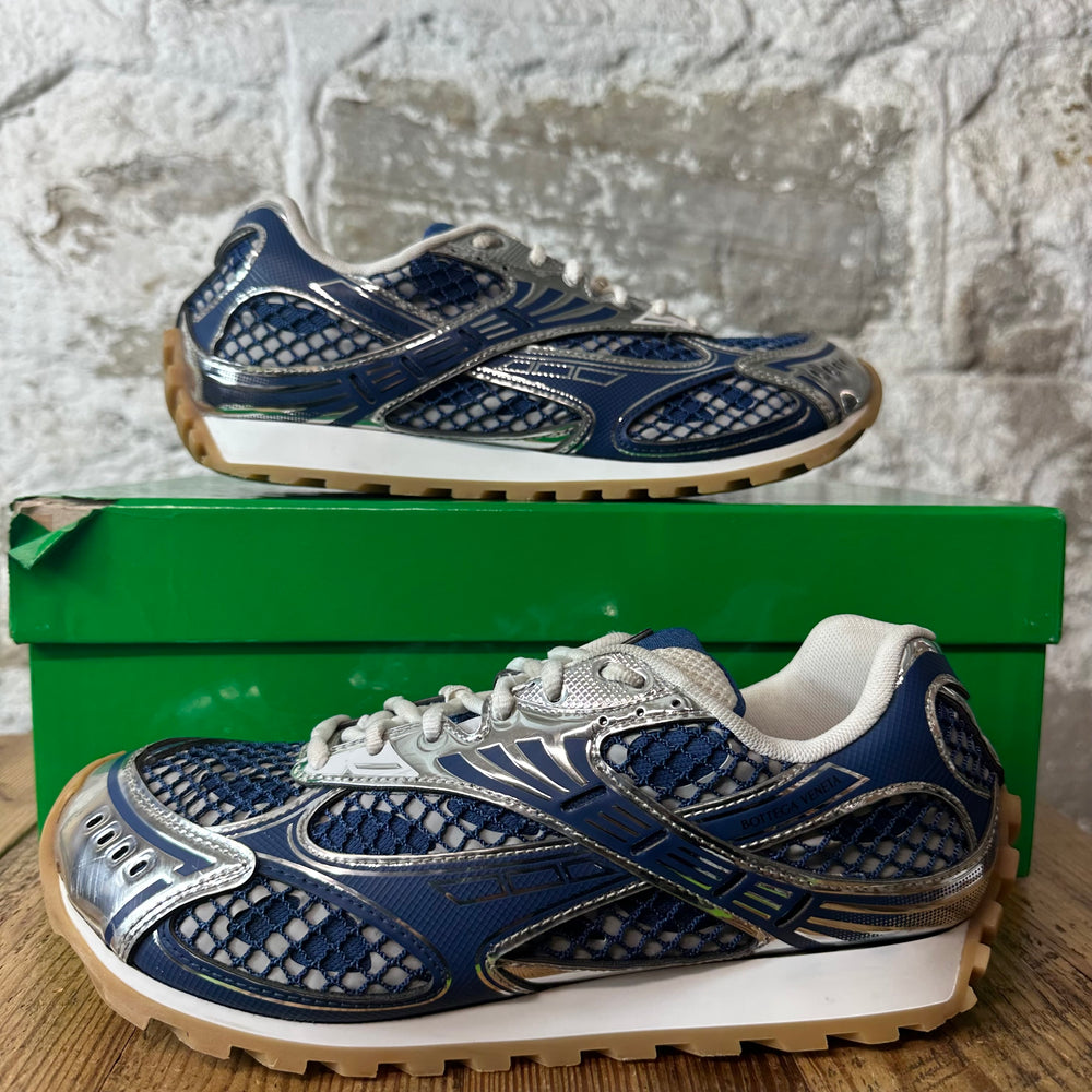 Bottega Veneta Venezia Silver Orbit Sneaker Sz 8 (41)