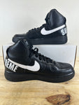 Nike Air Force 1 High Supreme World Famous Black Sz 9