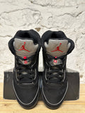 Air Jordan 5 Black Metallic Reimagined Sz 11.5