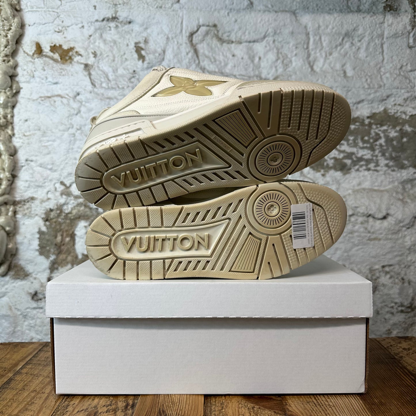 Louis Vuitton Beige Skate Sneaker Sz 10 (8.5LV)