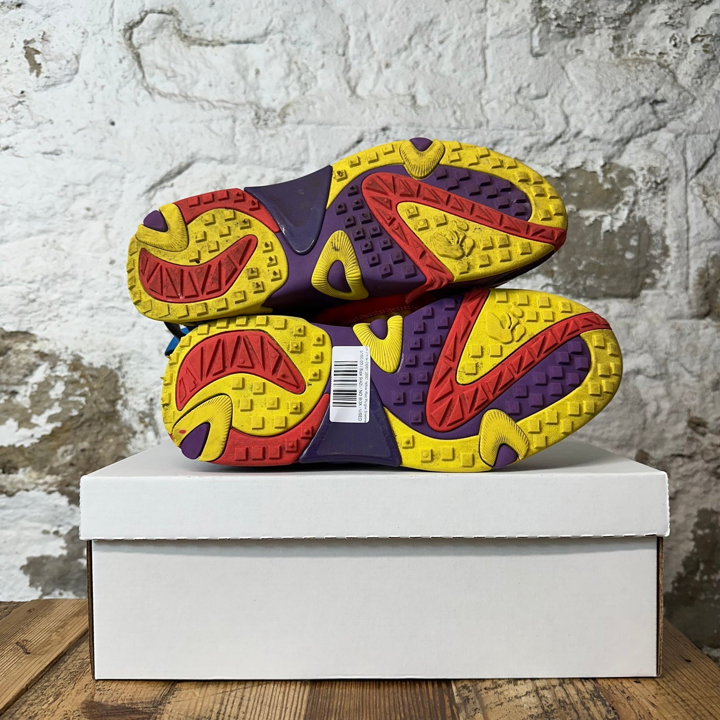 Off-White ODSY 2000 Yellow Red Purple Sneaker Sz 9 (42)