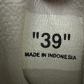 Off White Cream Suede Vulc White Sneaker Sz 6.5 (39)