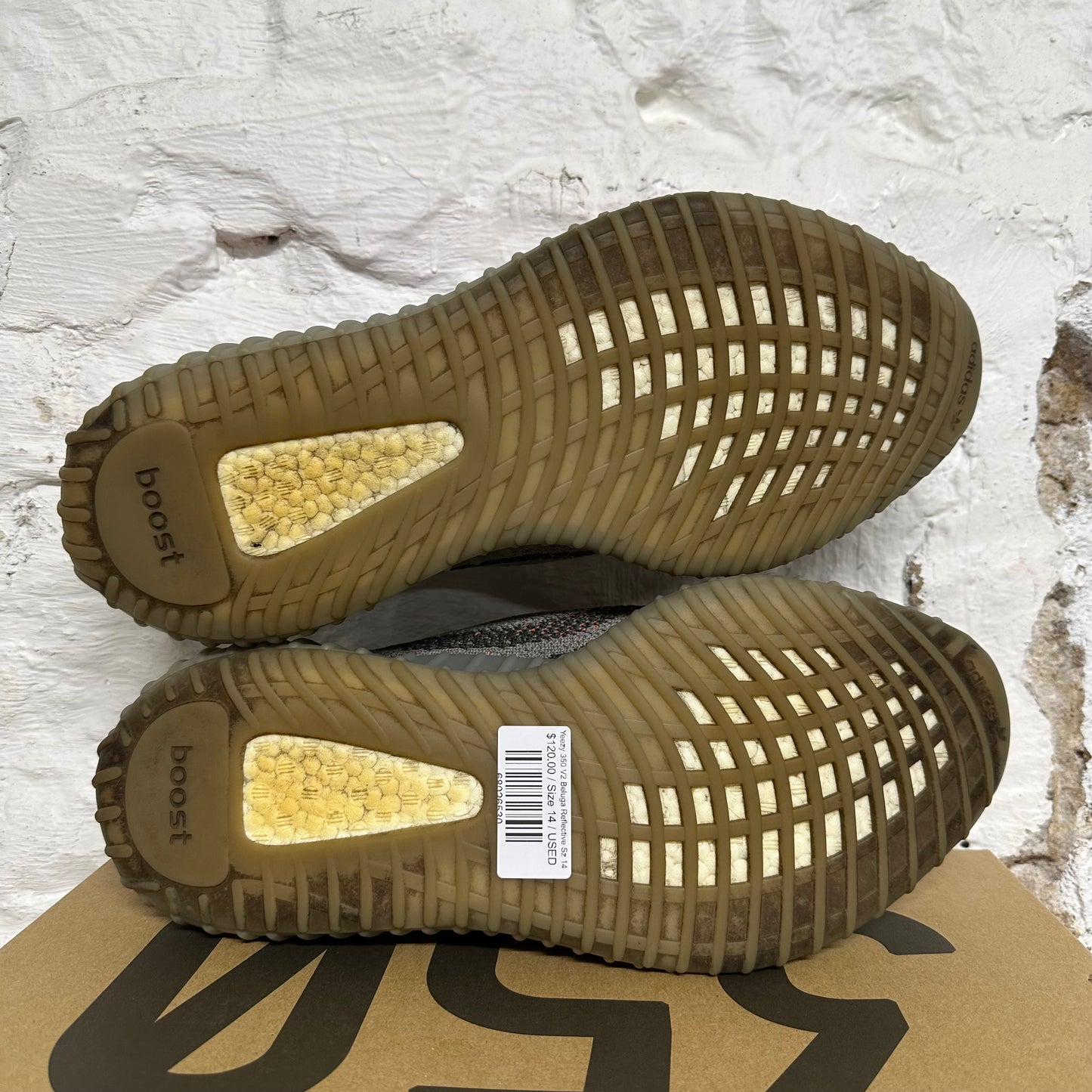 Yeezy 350 V2 Beluga Reflective Sz 14