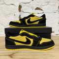 Air Jordan 1 Low Quai 54 Black Tour Yellow Sz 13 DS