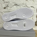 Nike Air Force 1 Low White Black Pebbeled Leather Sz 11.5 DS