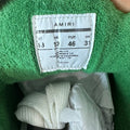 Amiri MA-1 Green White Cream Sneaker Sz 13 (46)