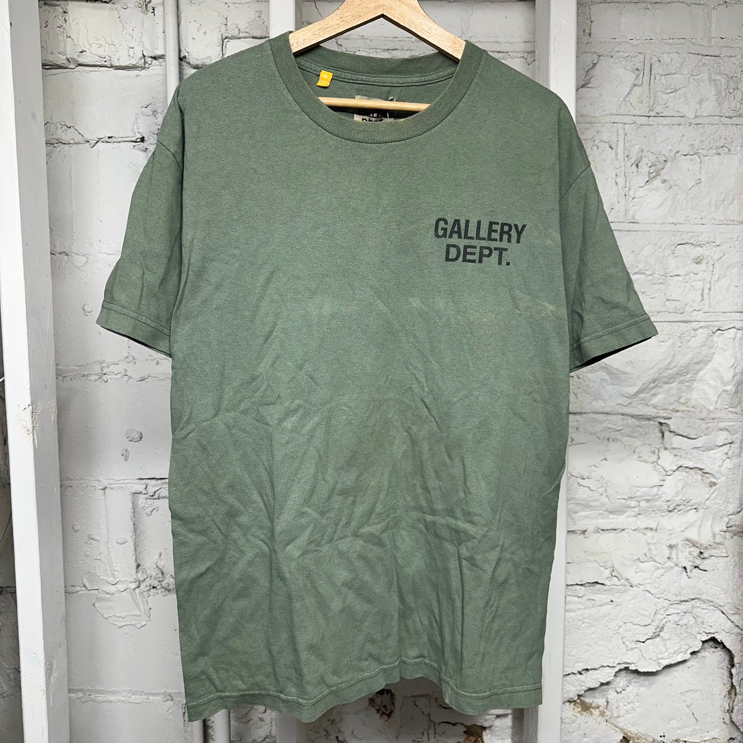 Gallery Dept Green Black T-Shirt Sz M