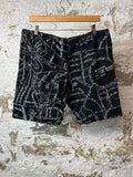 Supreme Street Embroidered Black Shorts Sz L