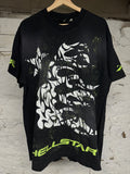 Hellstar Black Neon T-Shirt Sz L DS