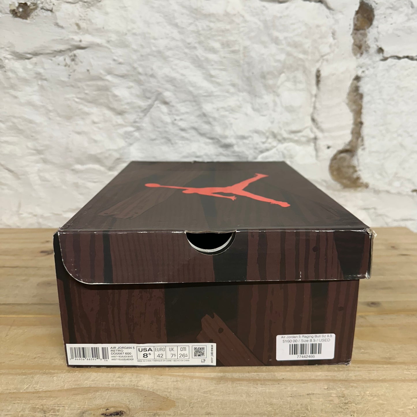 Air Jordan 5 Raging Bull Sz 8.5