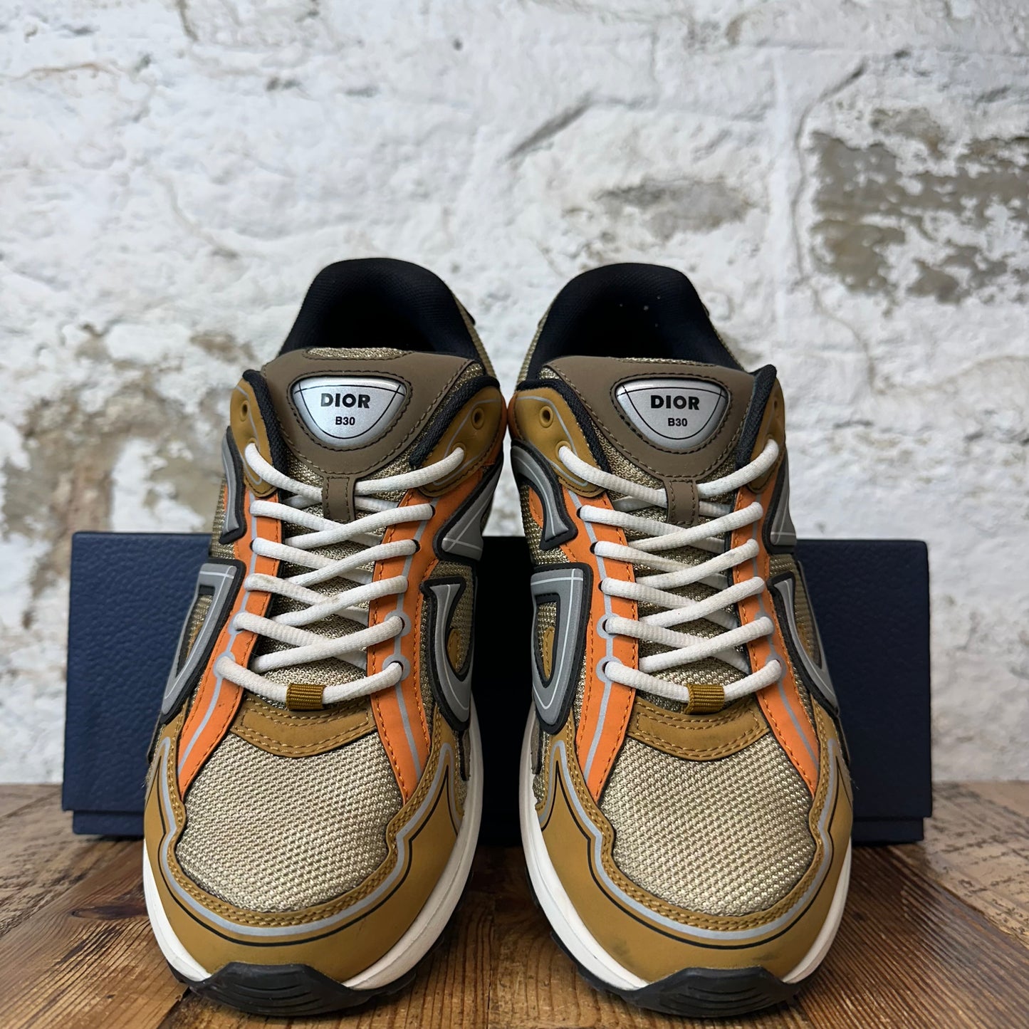 Dior B30 Brown Orange Grey Sneaker Sz 9 (42)
