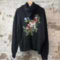 Amiri Mushroom Print Hoodie Black Sz L
