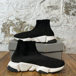 Balenciaga Black White Sock Rrunner Sneaker Sz 6.5 (39) No Box