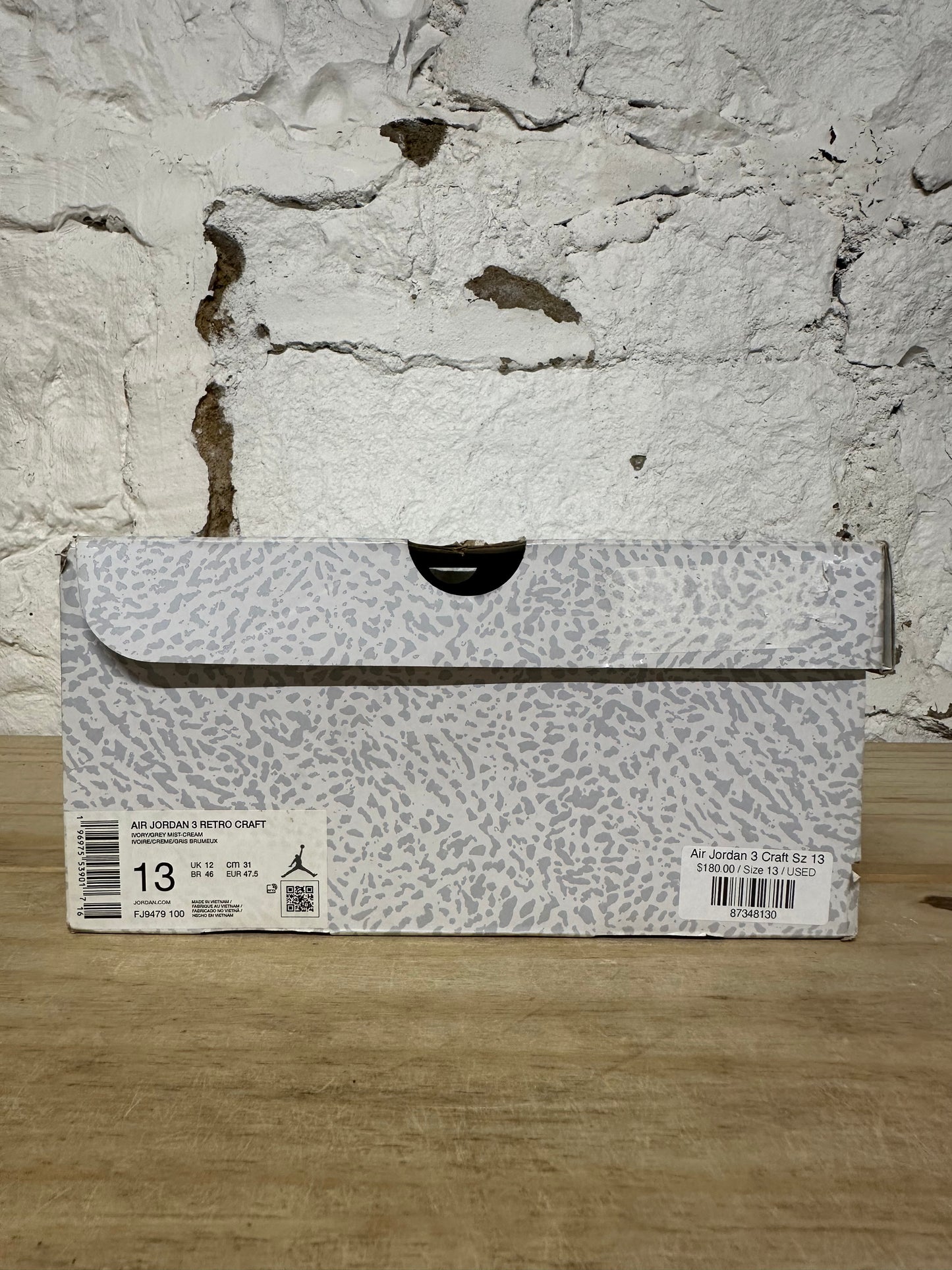 Air Jordan 3 Craft Sz 13
