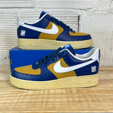 Nike Air Force 1 Low Undefeated 5 On It Blue Yellow Croc Sz 11.5