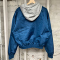 Saint Vanity Nylon Hooded Bomber Jacket Sz S