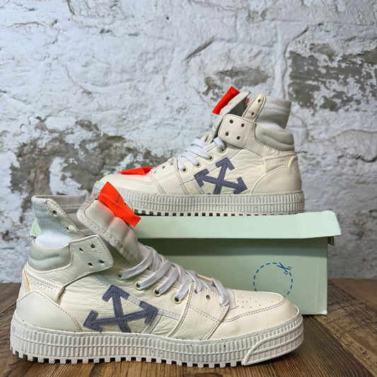 Off-White Court 3.0 Lavender Cream Sneaker Sz 9 (42)