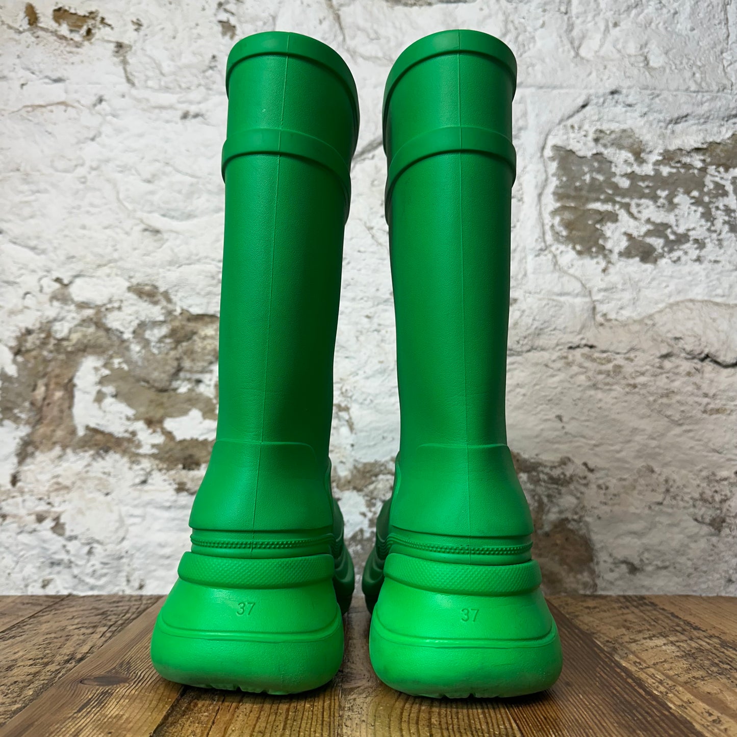Balenciaga Green Croc Boot Sz 5 (37)