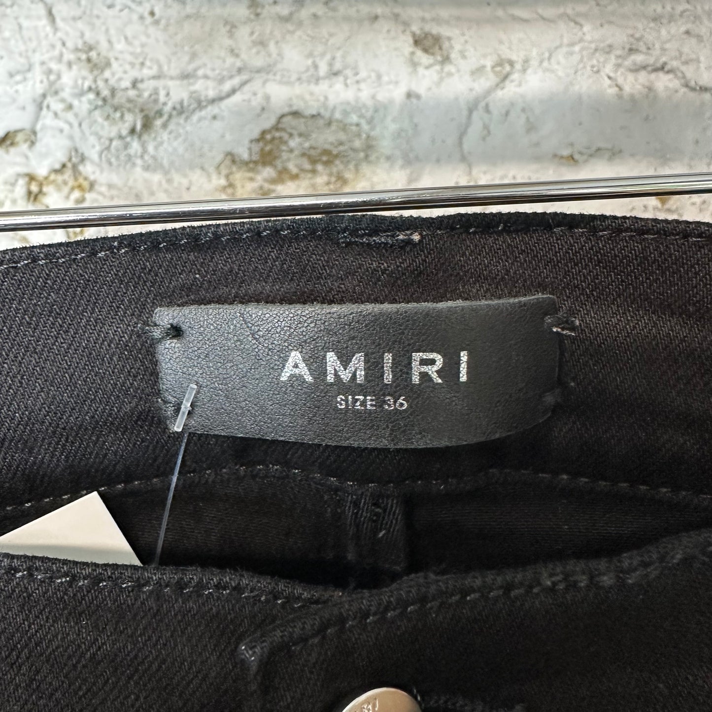 Amiri MX2 Green Brown Paisley Black Denim Jeans Sz 36