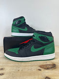 Air Jordan 1 High Pine Green Black Sz 10