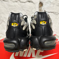 Nike Air Max Plus Black White Silver Sz 9.5