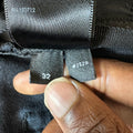 Amiri MX1 Grey Art Patch Black Denim Jeans Sz 32
