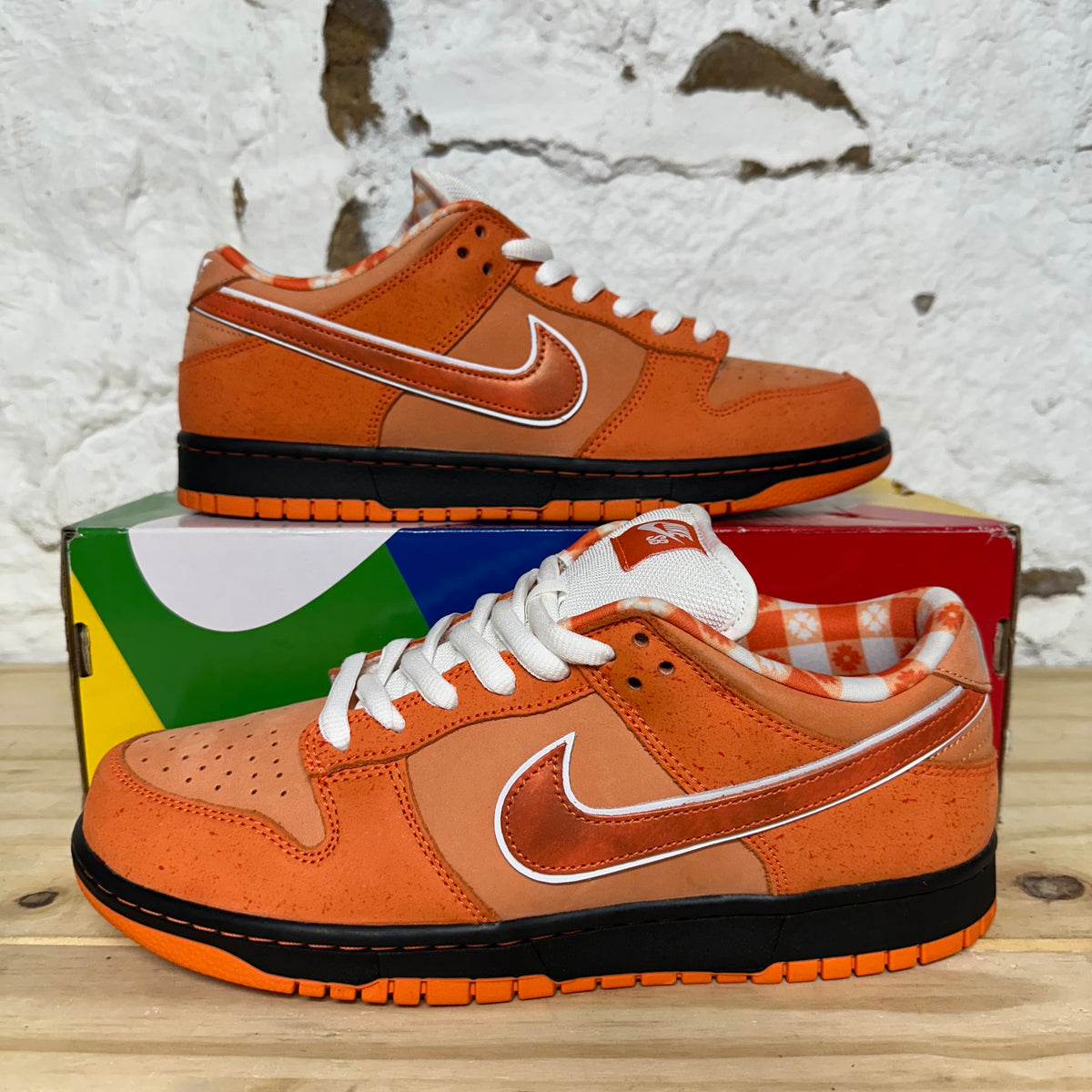 Nike Dunk Low Concepts Orange Lobster Sz 9.5