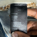 Amiri MX1 Cracked Orange Blue Denim Jeans Sz 34