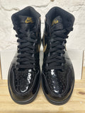 Air Jordan 1 High Black Metallic Gold Sz 8