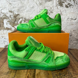 Louis Vuitton Neon Green Trainer Sz 10.5 (9LV)