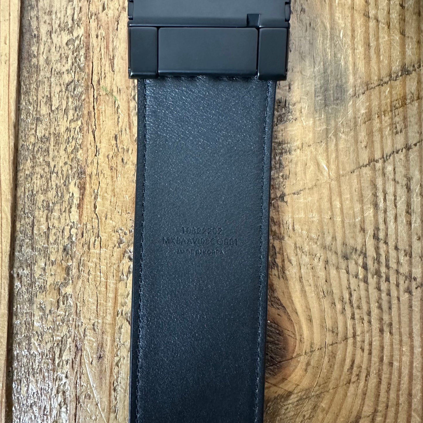 MCM Black Monogram Brown Belt (OSFA) DS