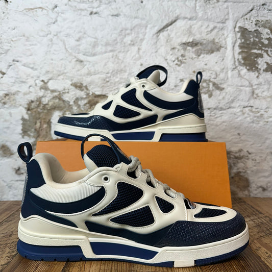 Louis Vuitton Navy White Skate Sneaker Sz 12.5 (11LV)