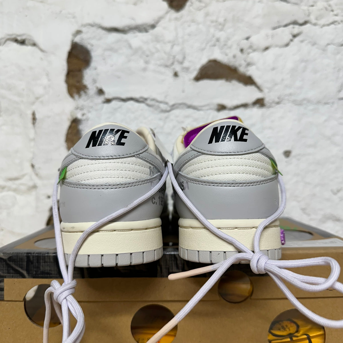 Nike Dunk Low Off-White Lot 3 Sz 8.5 DS