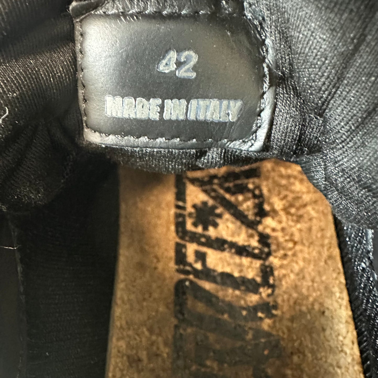 Versace Trigreca Black Green Sneaker Sz 9 (42)