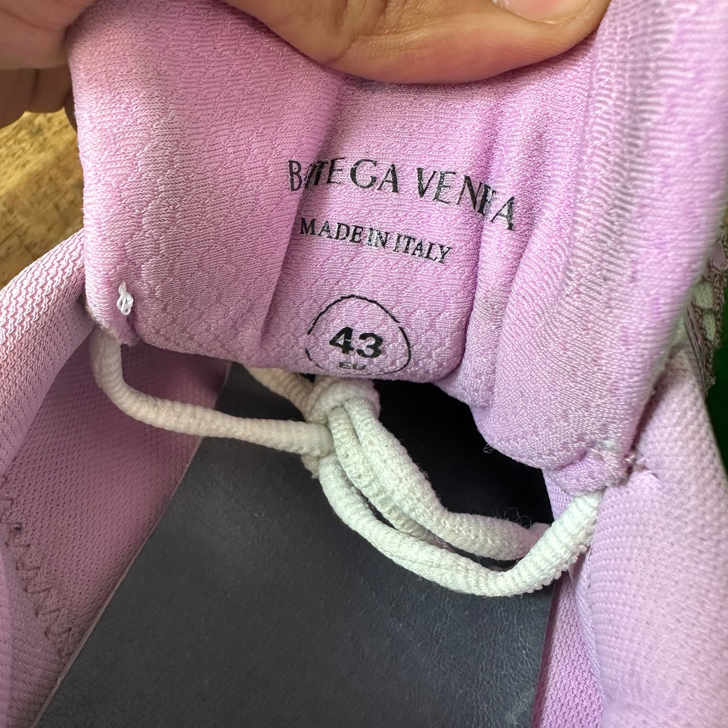 Bottega Veneta Pink Silver Orbit Sneaker Sz 10 (43)