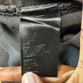 Amiri MX1 Black Leather Black Denim Jeans Sz 32