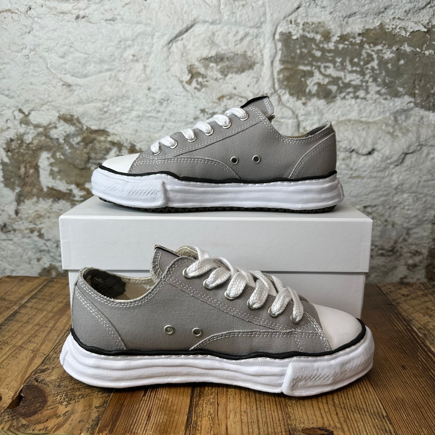 Maison Mihara Grey White Peterson Sneaker Sz 10 (43)