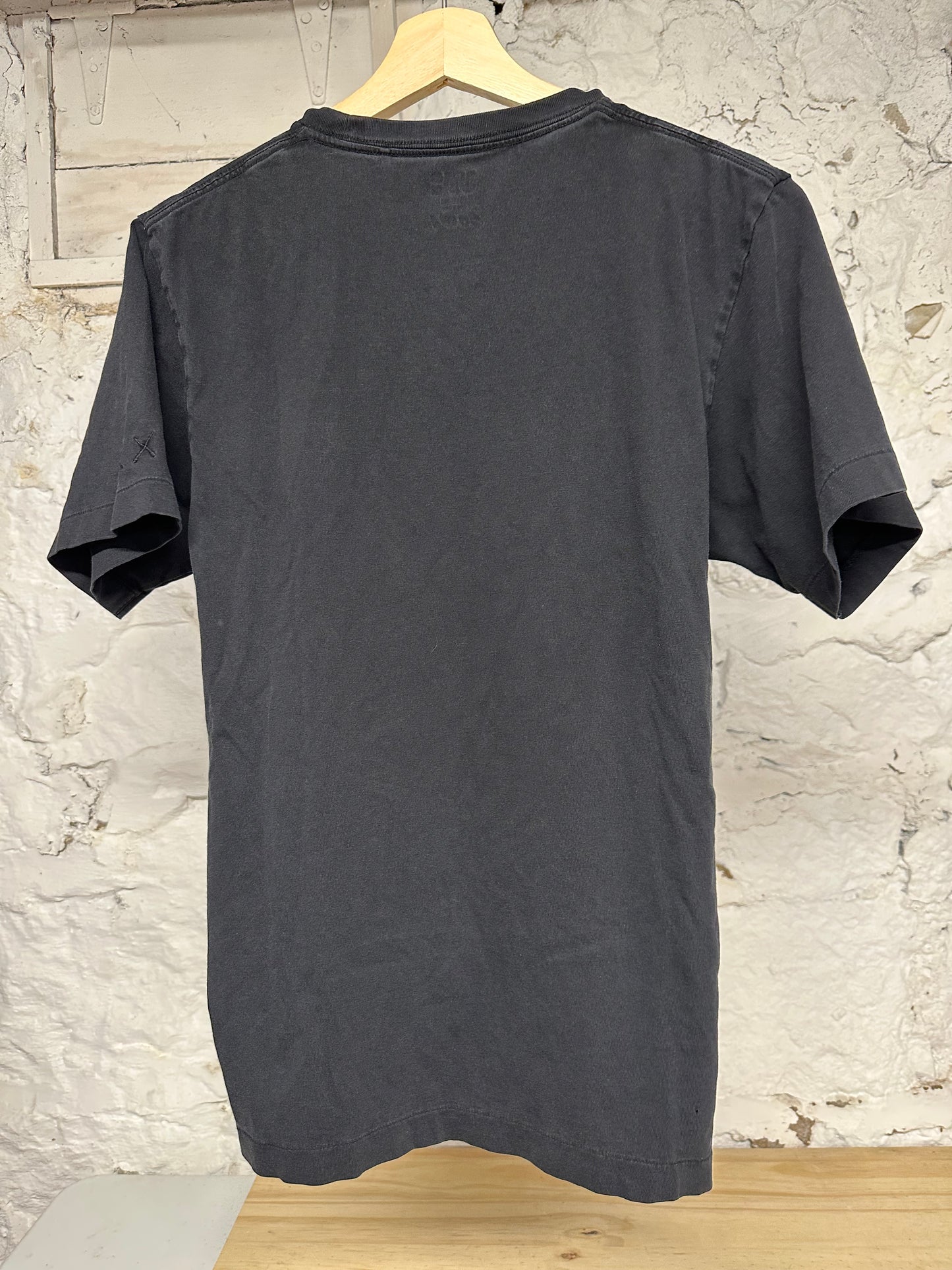 Kaws Spellout Black T-Shirt Sz M