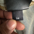 Amiri MA Quad Stitch Blue Denim Jeans Sz 34