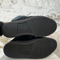 Lanvin Curb Blue Black Lace Blue Black Sneaker Sz 15 (48) No Box
