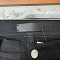 Amiri Silver Bones Black Denim Jeans Sz 32