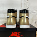 Air Jordan 1 High Patent Gold Toe Sz 10
