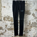 Amiri MX1 Green Paisley Black Denim Jeans Sz 29