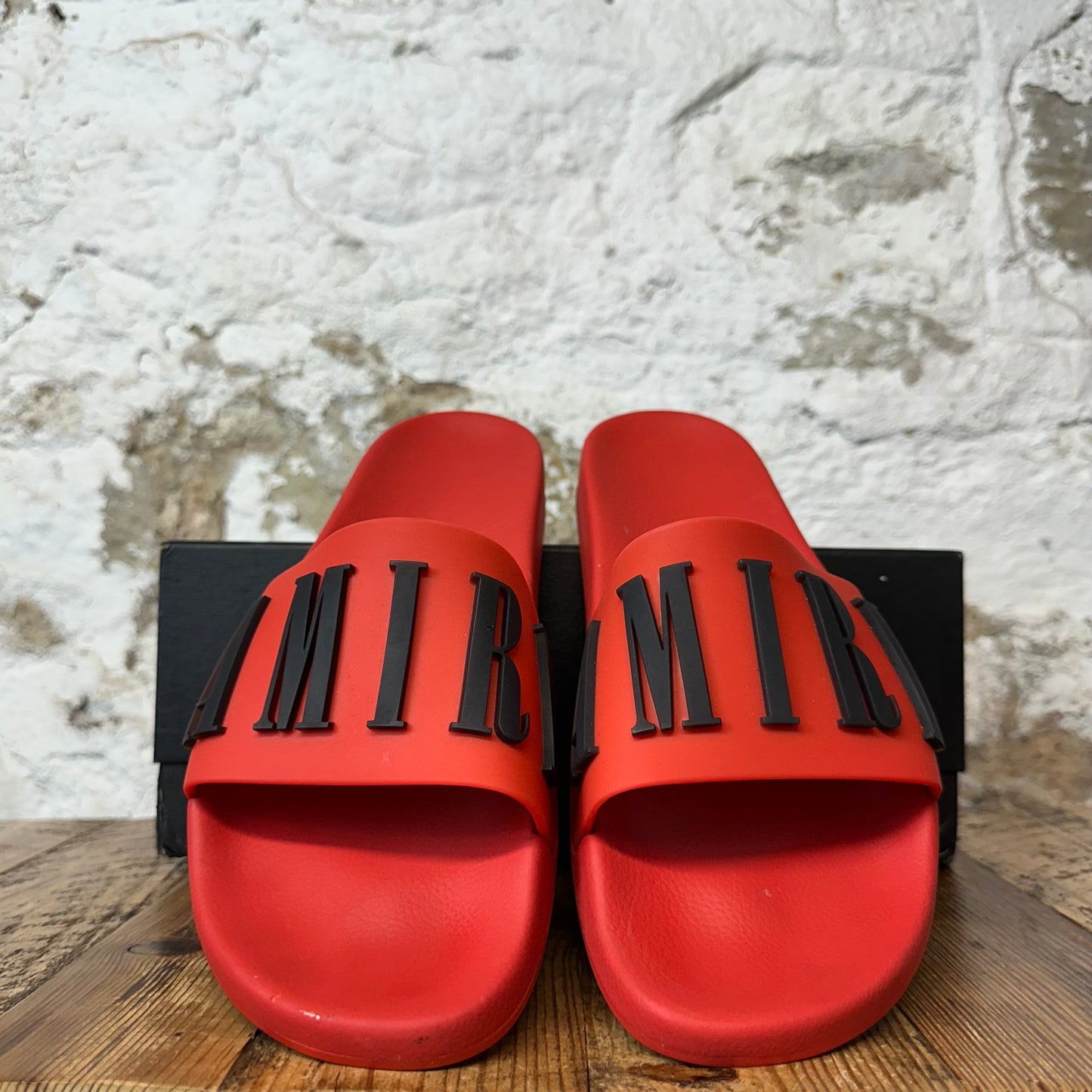 Amiri Black Spell Red Pool Slide Sz 12 (45)