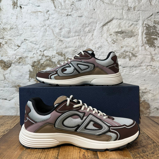 Dior B30 Brown Maroon Gray Sneaker Sz 10 (43)