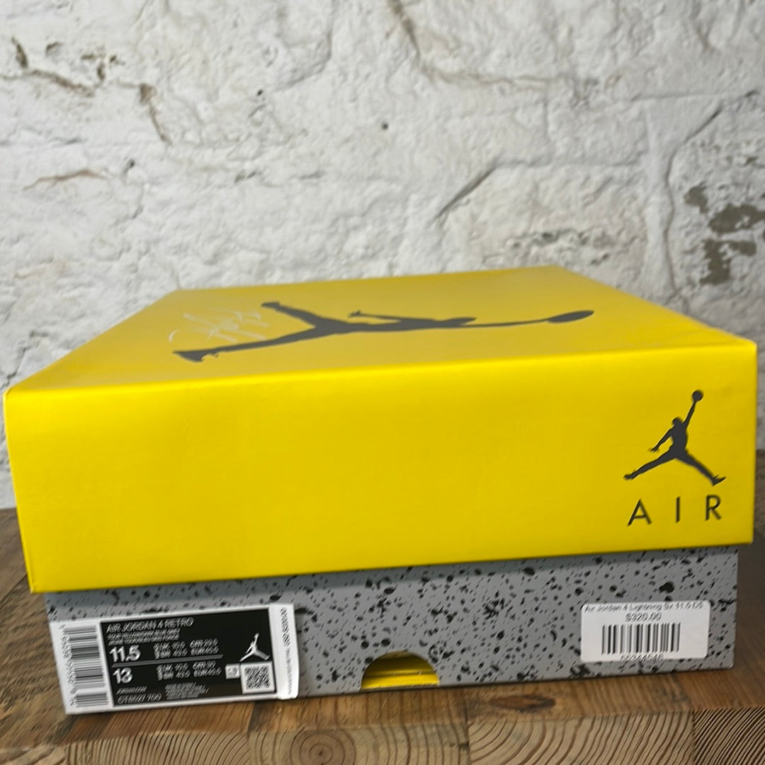 Air Jordan 4 Lightning Sz 11.5 D$